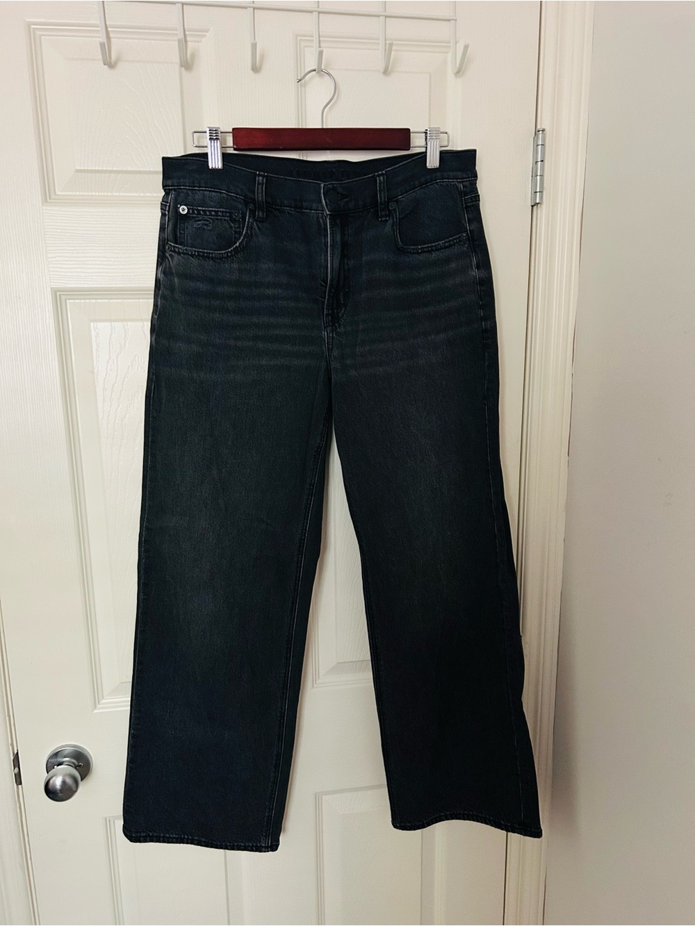 American Eagle Outfitters Men’s Black Slim Straight Jeans